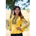 Embroidered blouse "Black&Yellow" 